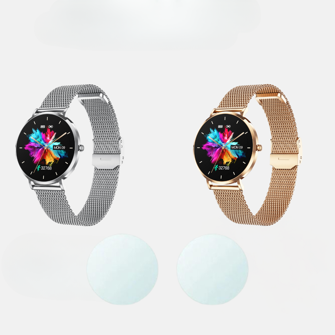 2x Displayschutzfolie Glamora Smartwatch